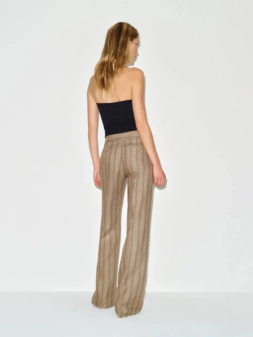 Reformation Gisele low rise linen pant